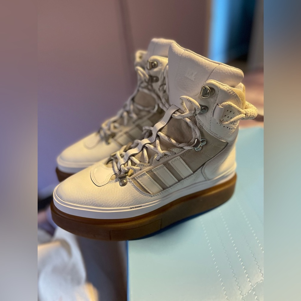 Adidas x Ivy Park Super Sleek Boots White Gum Bottom Icy Park Women's
